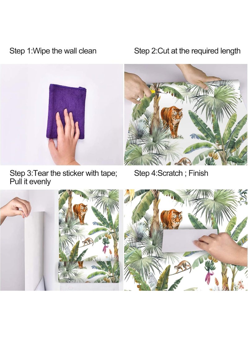 [ بفك ] 40cm * 5M ورق الحائط ، التصميم الإبداعي ، لون نمط خلفية ذاتية اللصق ، تنطبق على مجموعة متنوعة من ديكور المنزل - Image 3