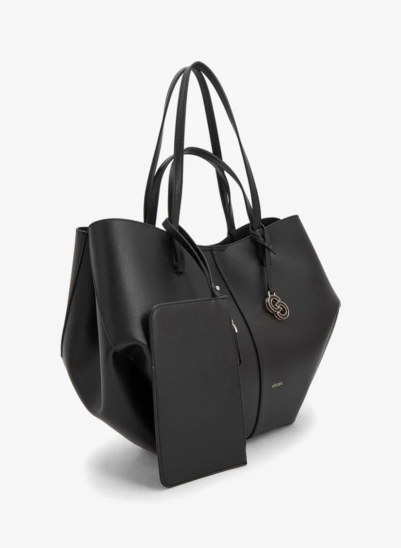 سيليست Solid Tote Bag With Detachable Pouch