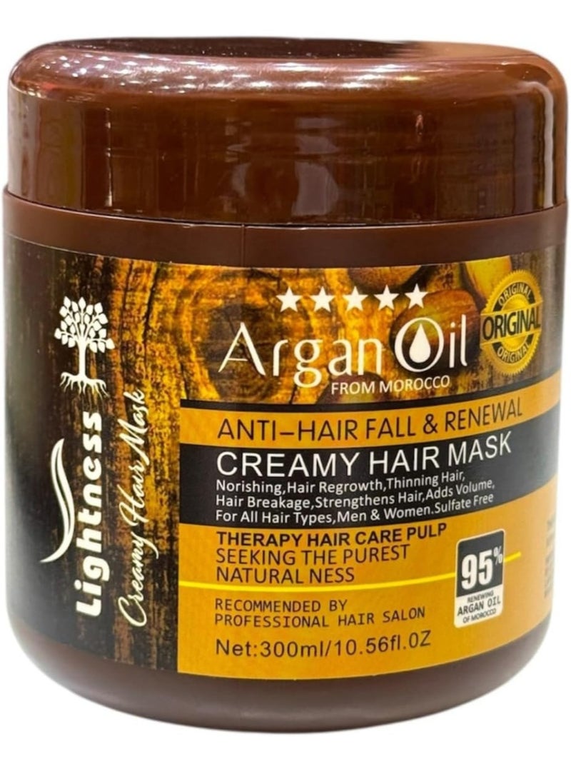 ليجيتنيس مجموعة العناية بالشعر بزيت الأرغان الخفيف، مجموعة من قطعتين - علاج مغربي، شامبو مضاد للتساقط ومجدد للشعر، وقناع للشعر - Image 3