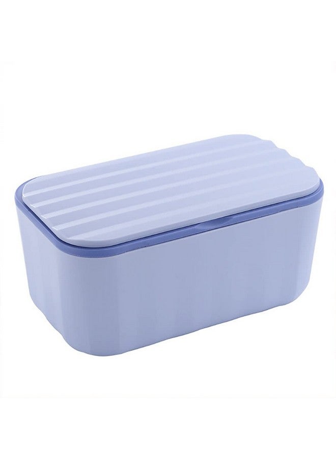 Generic Playful/Decorative Rectangular Polypropylene Tissue Storage Box Case Wet Wipes Dispenser Holder, Wall-Mounted or Tabletop, Purple - Image 1