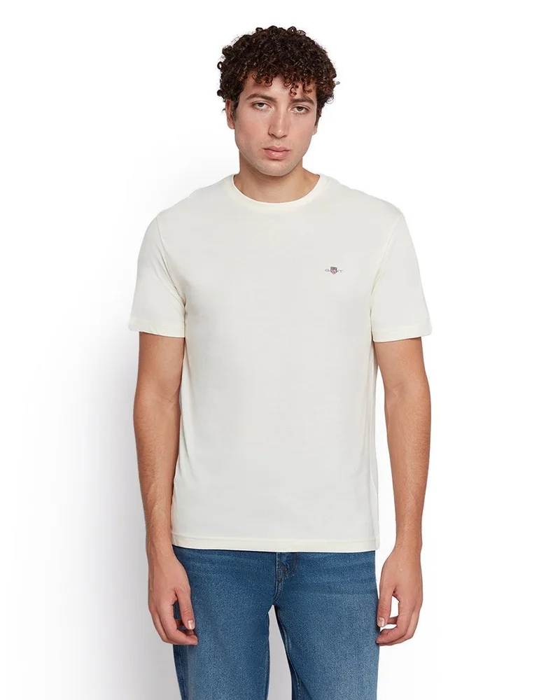 GANT Gant Men’S Short Sleeve Cotton T-Shirt With Shield Logo