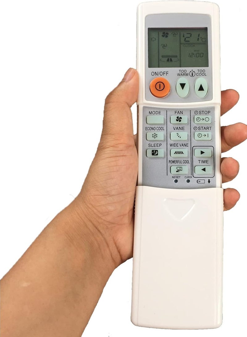 ELTRAZONE "Replacement Remote Control for Mitsubishi Electric Air Conditioner MSZ-GE06NA-8 MSZ-GE09NA-8 MSZ-GE12NA-8 MSZ-GE15NA-8" - Image 3