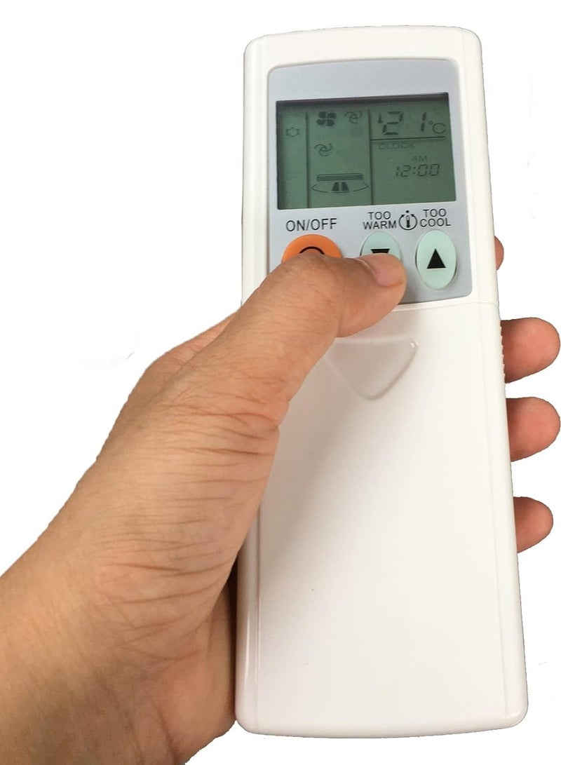 ELTRAZONE "Replacement Remote Control for Mitsubishi Electric Air Conditioner MSZ-GE06NA-8 MSZ-GE09NA-8 MSZ-GE12NA-8 MSZ-GE15NA-8" - Image 4