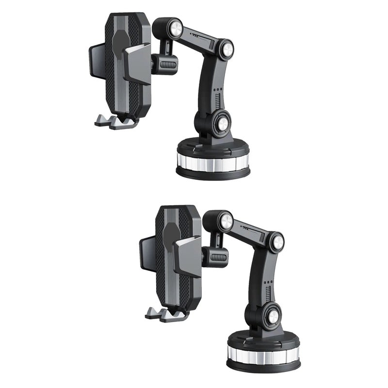 2pcs Car Using Multi-functional Mobile Phone Mount Holder Car Phone Bracket - Image 1
