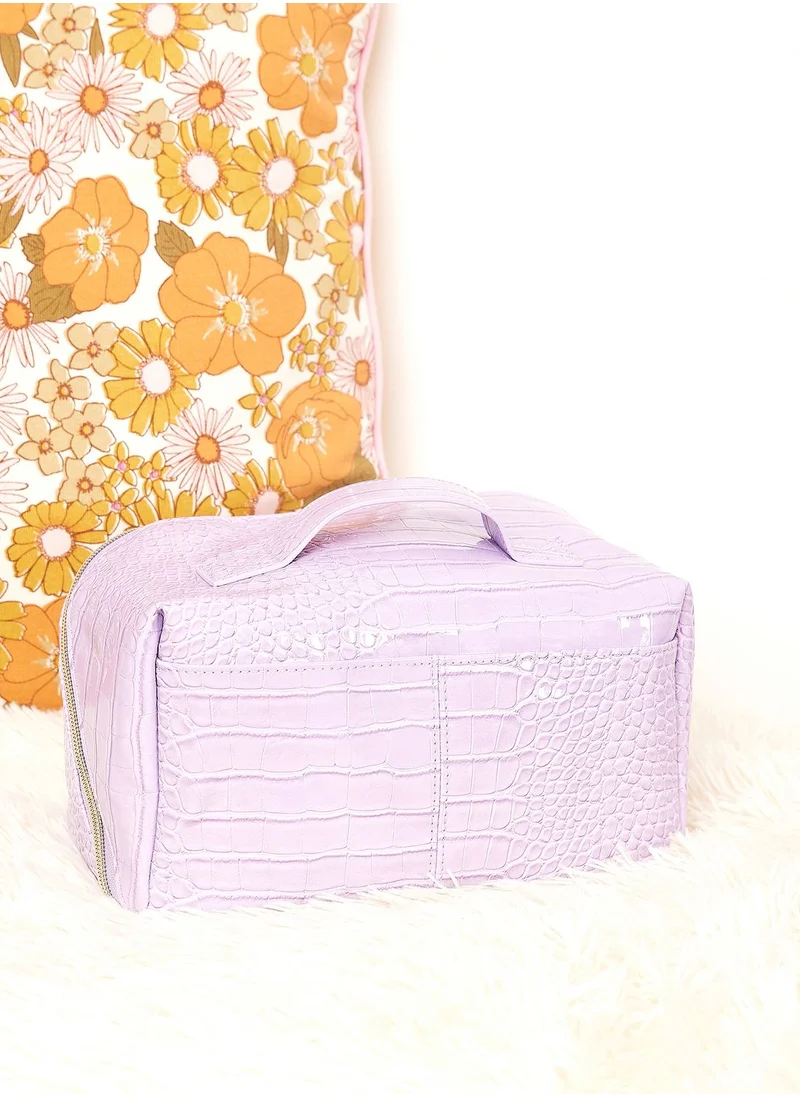 Ted Baker Haanas Imitation Croc Washbag