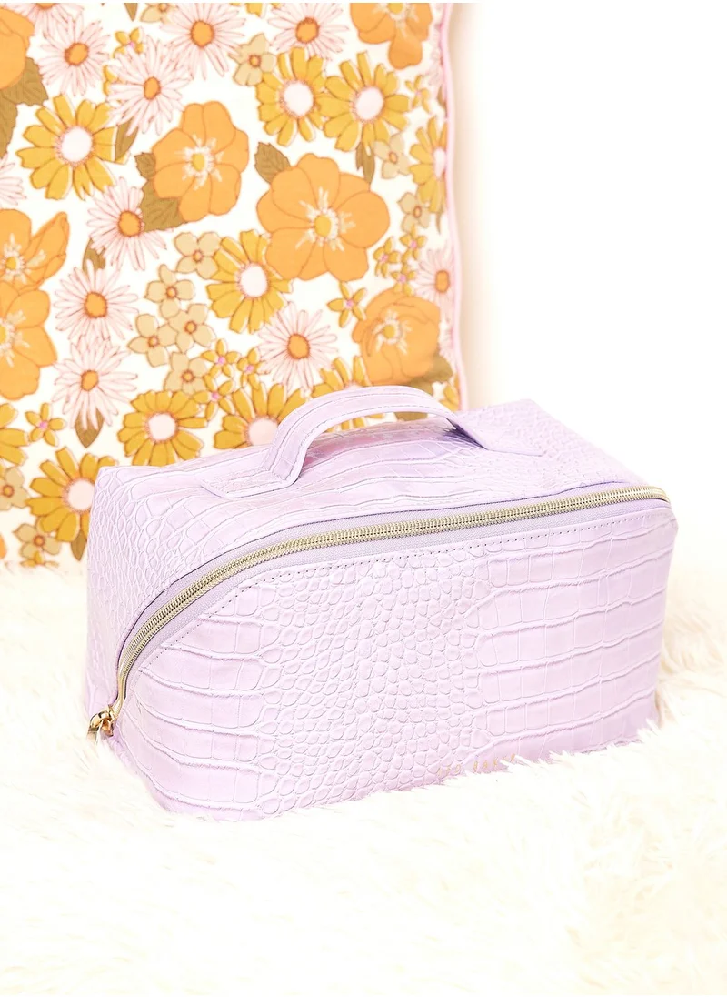 Ted Baker Haanas Imitation Croc Washbag