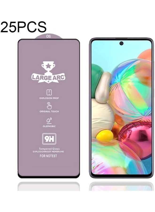 NIBEMINENT 25-Piece Tempered Glass For Samsung Galaxy A71 Clear - Image 1