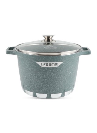 28cm (11 Liter) Stock Pot Granite Deep Cooking Pot With Glass Lid 100% PFOA Free, Fixed Handle Multi Layer Non-Stick Granite Coating oven safe & Scratch Resistant - pzsku/ZA2DA50BF4893DA9DED1DZ/45/_/1739789427/5c31dea3-09b2-4d76-b2a2-ff5ebc483696
