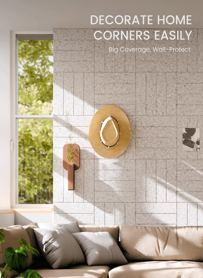 لوحة إعلانات كبيرة من اللباد من فلكسينارا، مقاس 48 × 36 بوصة، بديل للوحة الفلين - عبوة من 12 لوحة مع 70 لاصقًا آمنًا وقابلًا للإزالة، لوحات فلين للجدران، لوحة فلين للمنزل والمكتب والفصل الدراسي، لوحة دبابيس - رمادي فاتح - Image 3