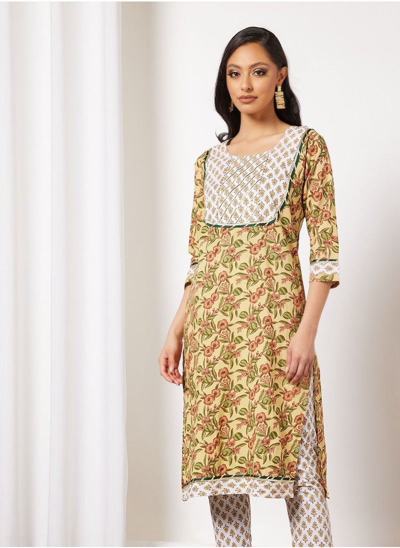 Printed Short Kurta With Pants And Dupatta - pzsku/ZA2DA5B81F7F69B80FEB6Z/45/_/1649072214/3c1d0051-745d-4ce3-8955-8a6313aa19b5