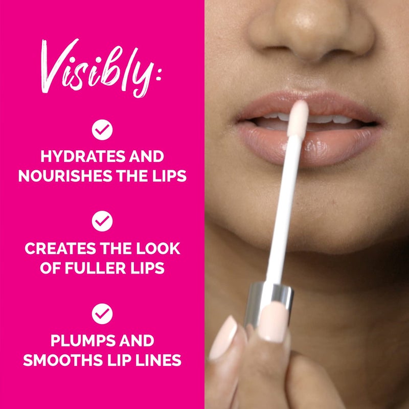 Cheeky Physique Sublime Lips Lip Plumper Gloss Clear - Lip Plumping Treatment with Manuka Honey, Hyaluronic Acid & Peptides - Natural Clinically Proven Ingredients Plump & Hydrate for Fuller Looking Lips - Image 5