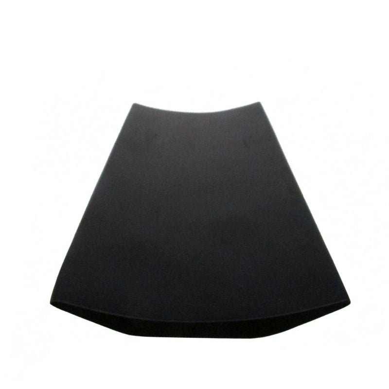 BambooMN Reusable Bamboo Black Rectangle Sushi Serving Tray Plate 7" x 2.8" - 10 Pieces - Image 2