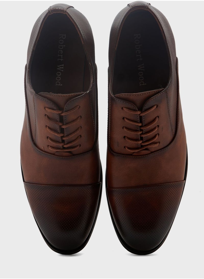 Robert Wood - Classic Oxford Formal Lace Ups - Image 1