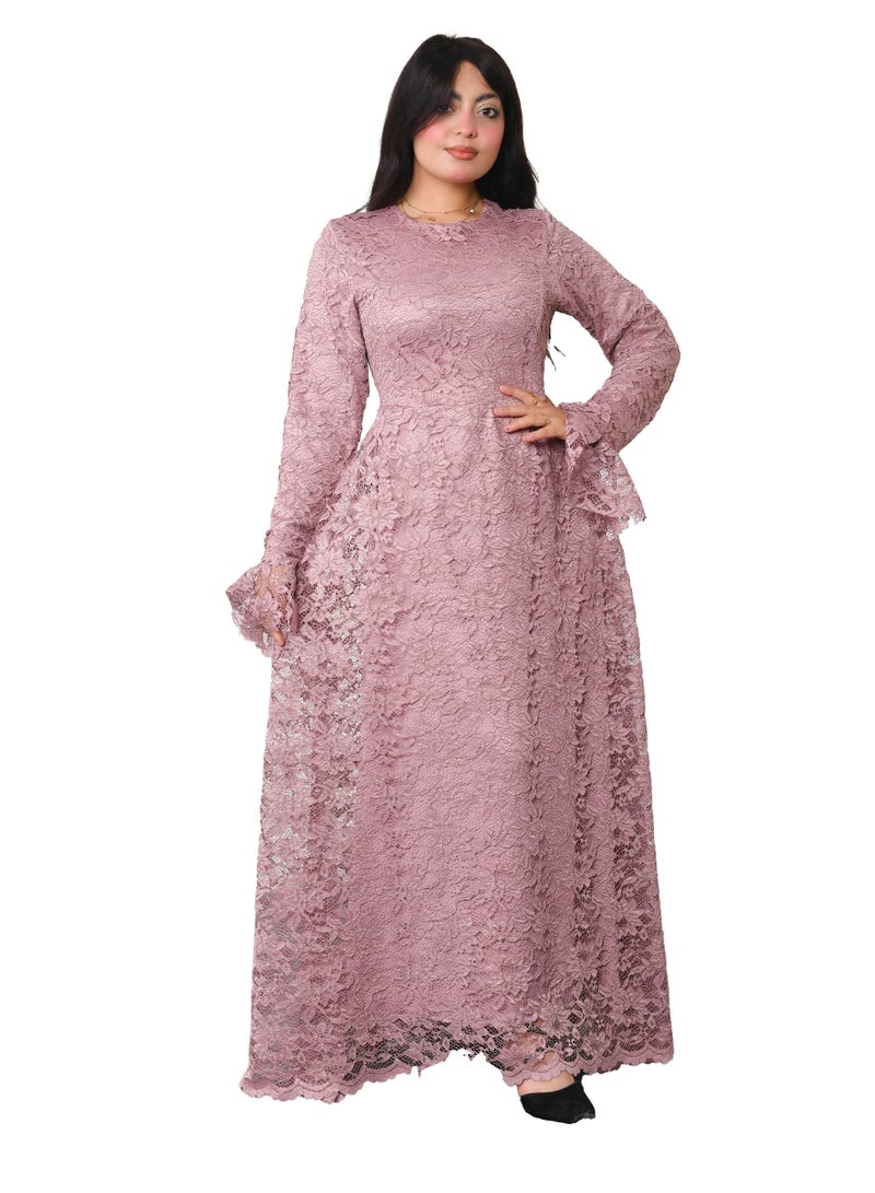 فستان دانتيل شيك للمناسبات - Image 1
