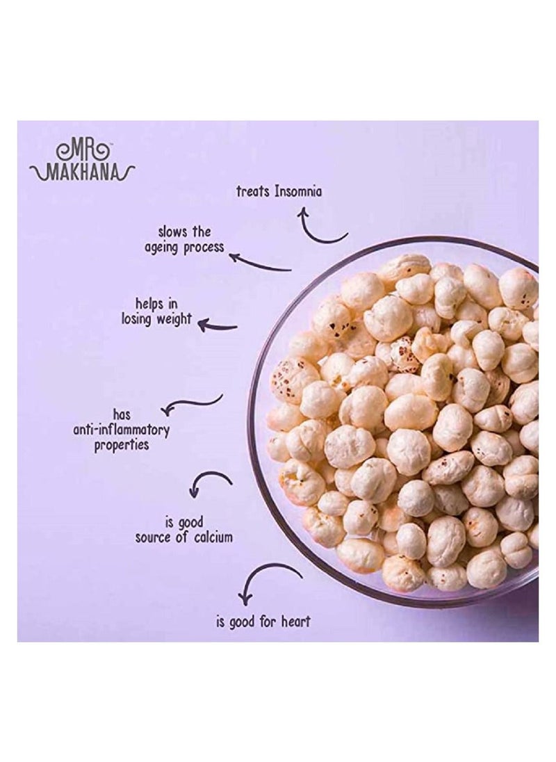 Mr Makhana Himalayan Salt and Pepper Popped Lotus Seeds 75G  - Image 3