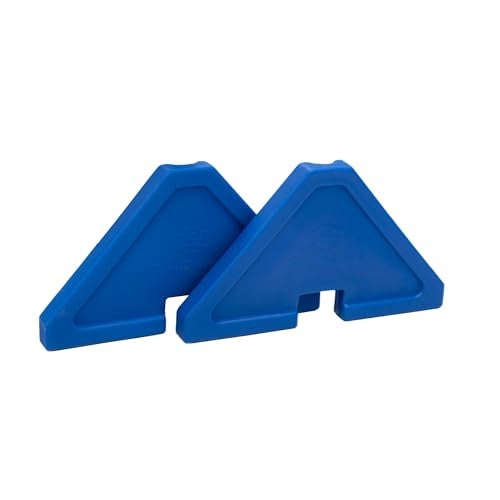 Children's Factory Replacement Cantilever Support Legs, Plastic Support Feet Compatible with PlayPanel Room Dividers, Blue - Image 1