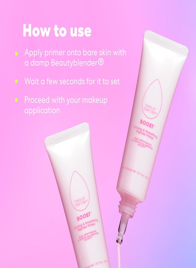 Beautyblender Boost 18-hour Firming & Smoothing Peptide + Ceramide Primer, Skincare Benefits with Powerful Long Lasting Makeup Properties, Cool Gripping Makeup Base Prep - Image 5
