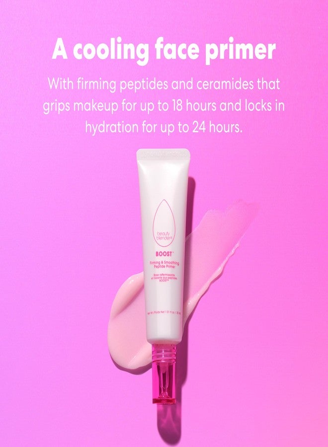 Beautyblender Boost 18-hour Firming & Smoothing Peptide + Ceramide Primer, Skincare Benefits with Powerful Long Lasting Makeup Properties, Cool Gripping Makeup Base Prep - Image 3