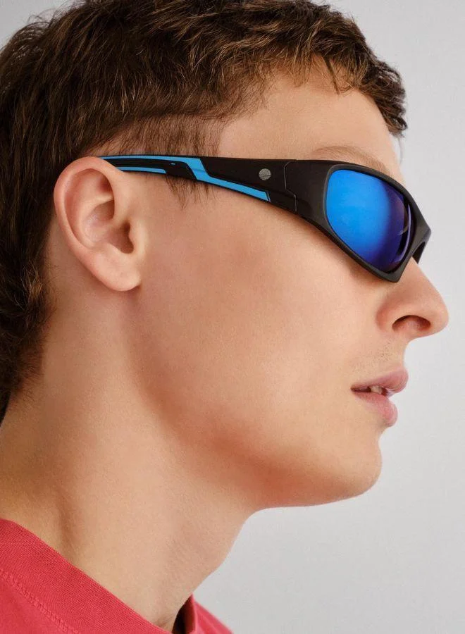 Solarized  ACTION WRAP Luxury Sunglasses for Men & Women – High Quality Designer Eyewear, UV Protection, Stylish Frames, Timeless Elegance, and Fashionable Eye Shades  | Best Price UAE