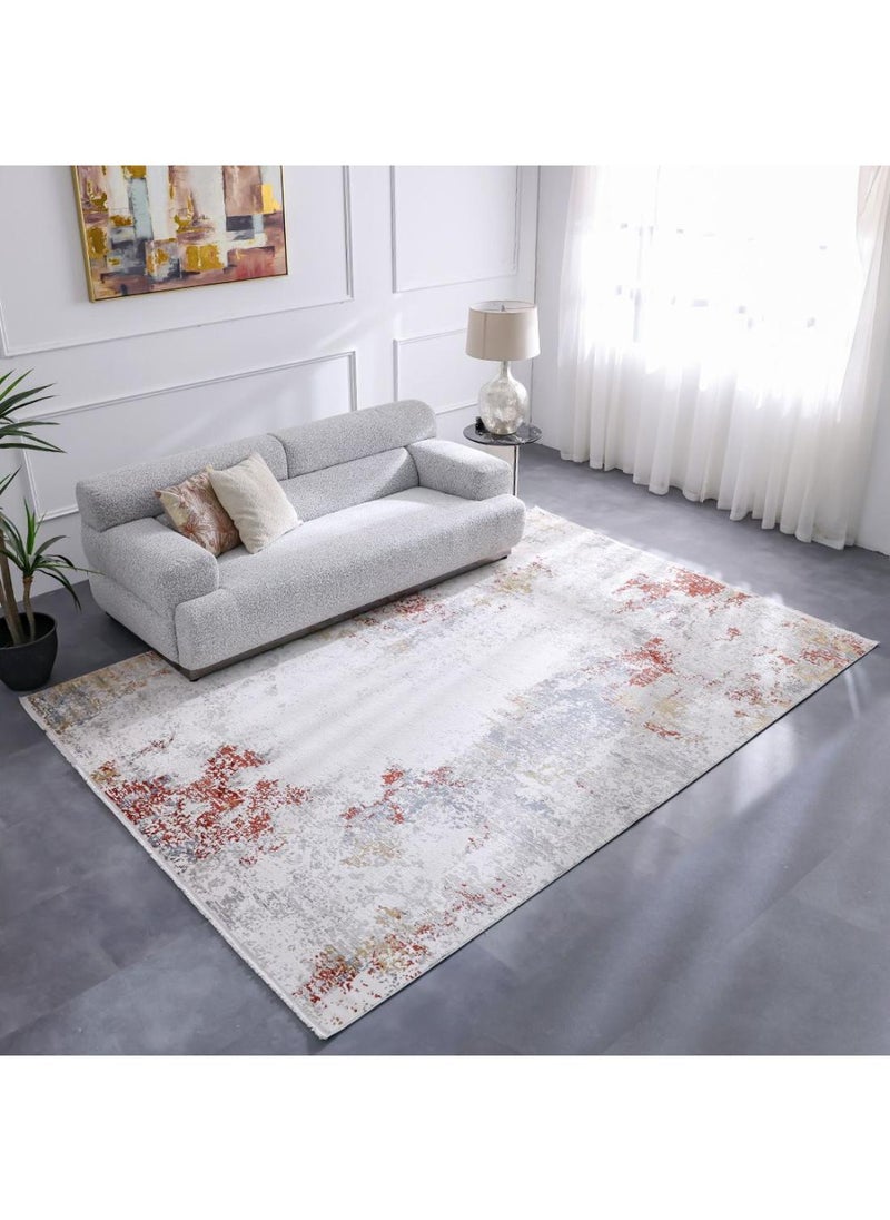 DANUBE HOME Luxura Artsilk Modern Contemporary Rug  Acrylic Area Rug Floor Covering L340xW240cm-Multi Color  - Image 4