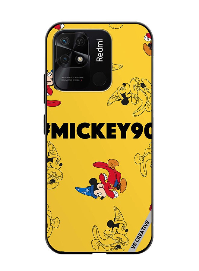 VR CREATIVE Protective Case Cover For Xiaomi Redmi 10C Mickey 90 Design Multicolour - Image 1