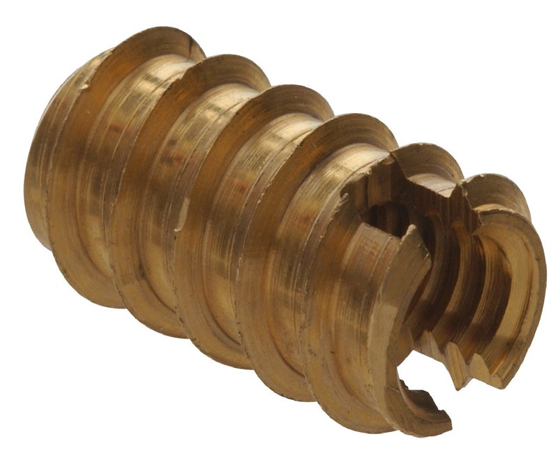 Hillman 3020 51618Inch Brass Wood Insert 15Pack