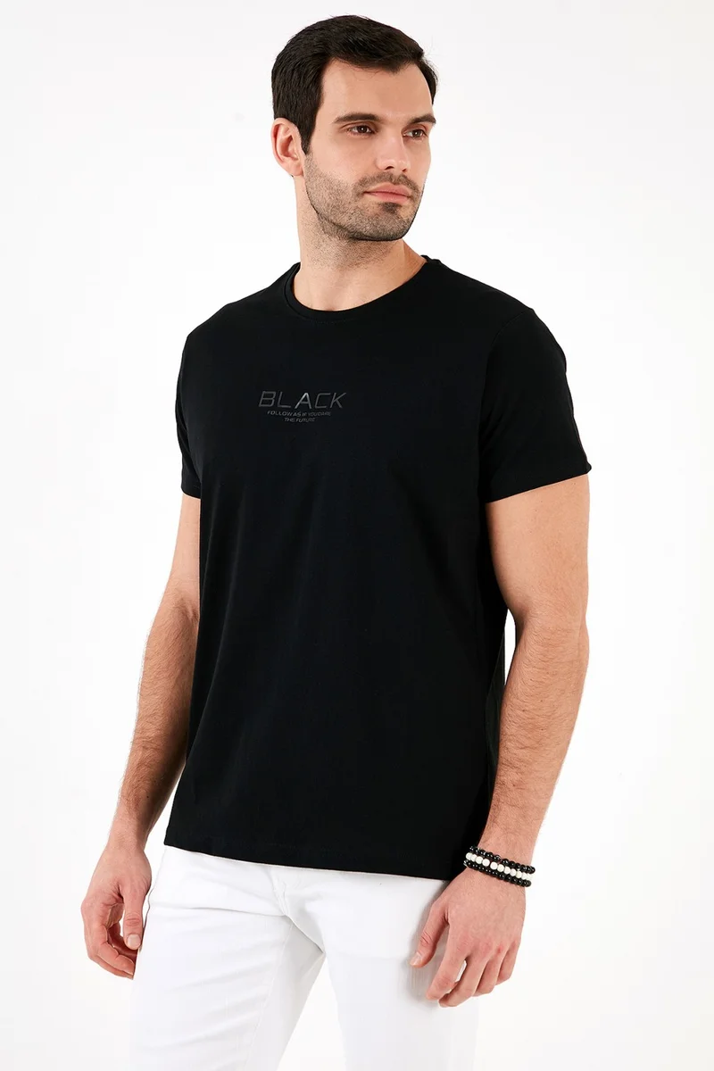Buratti Cotton Slim Fit Crew Neck T Shirt Men's T SHIRT 541FOLLOW