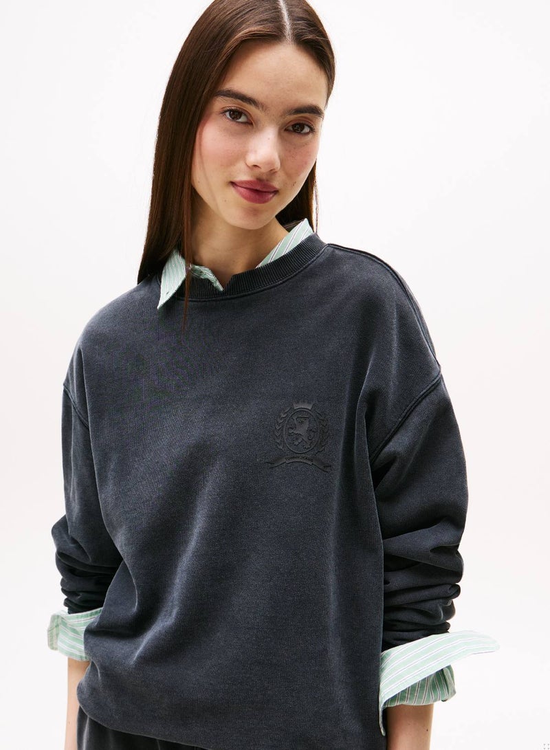TOMMY JEANS Relaxed Cotton Sweatshirt - Image 4