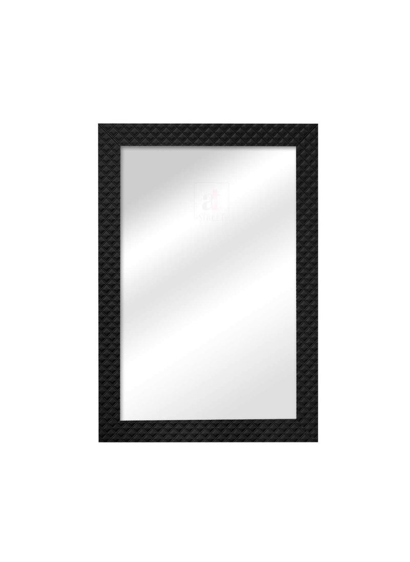 Art Street Art Street Marble Finish Wall Decorative Mirror for Home and Bathroom (Size - 15 X 21 Inchs, Color -Black)  - Image 3