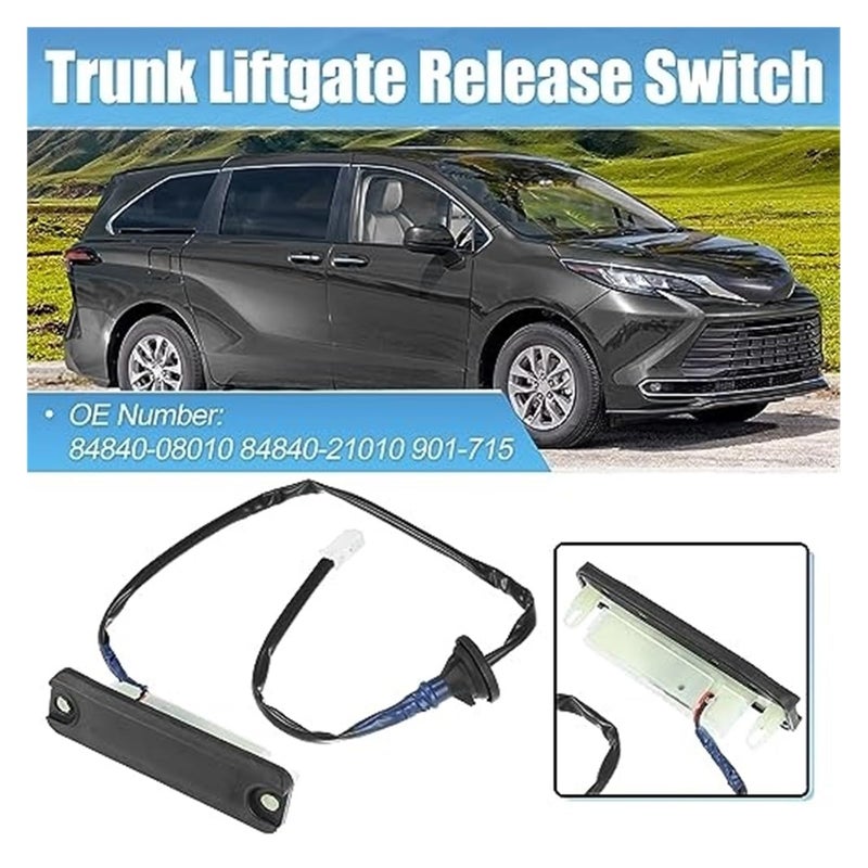 Vuzmode Trunk Liftgate Release Switch for Toyota Sienna - Image 5