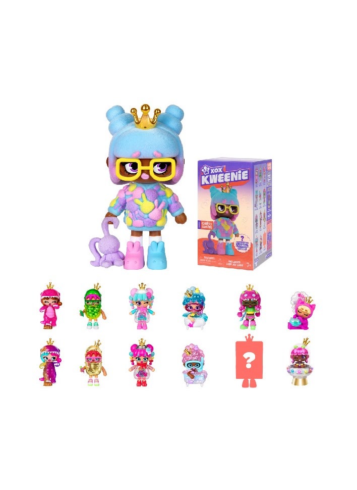 Moose Toys Kweenie Mystery Quirky Kweens 4-Inches, Assorted 1 Piece (Style & Color May Vary) | XOX Kweenie Figurine | Collectible Doll | Includes Display Case | Collectible Figurine | Perfect Gift for Girls & Collectors!  - Image 1