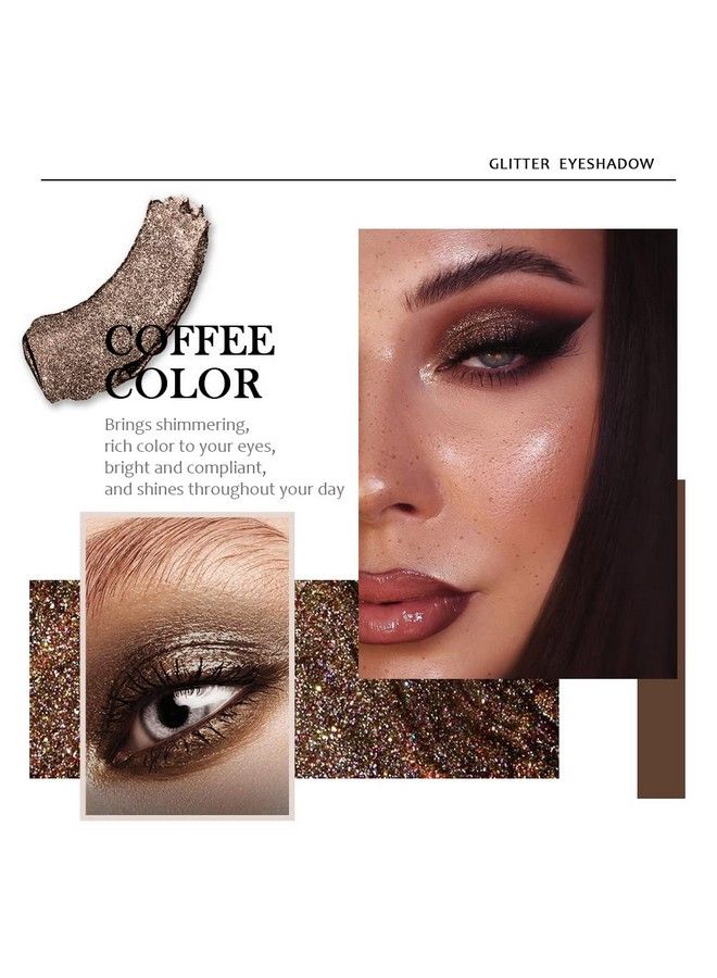 SUAKE مجموعة مكياج ظلال العيون السائلة اللامعة باللون الأرجواني والأخضر مكونة من 6 قطع، كحل سائل لامع ملون باللون الفضي الذهبي، لوحة مكياج عيون لامعة تدوم طويلاً وسريعة الجفاف، ظلال عيون سائلة لامعة - Image 4