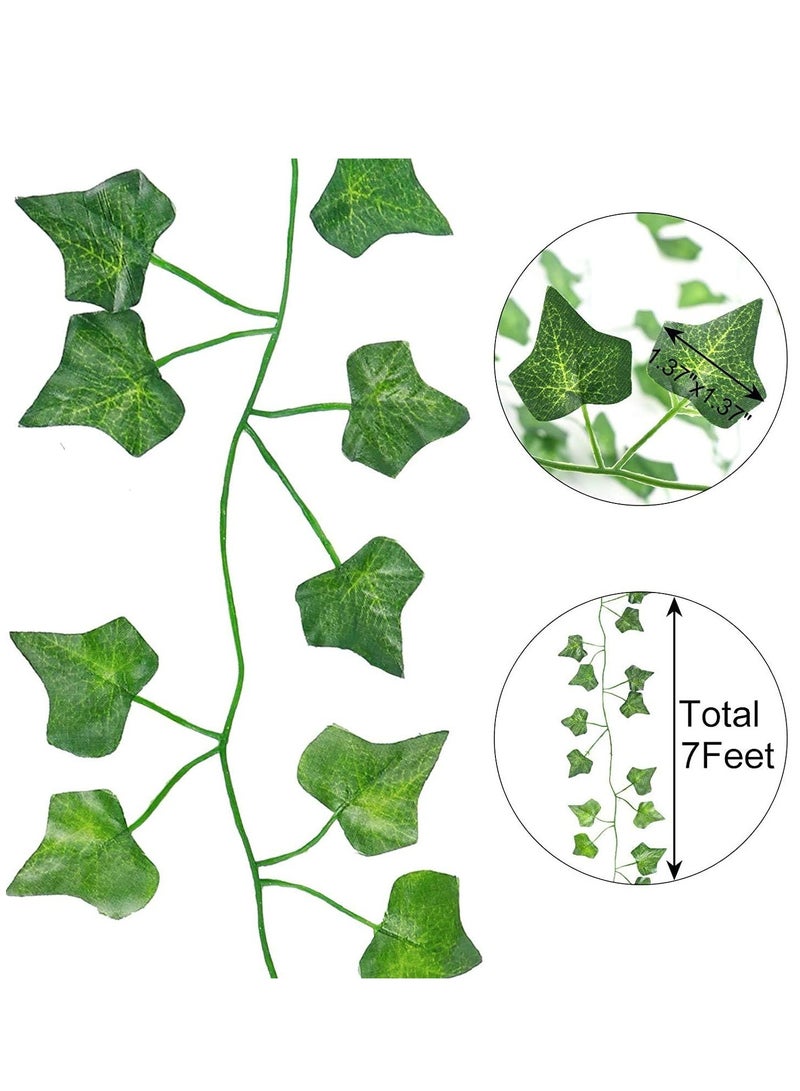 رولستيمي 12 حزمة وهمية اللبلاب جارلاند فاينز وهمية اللبلاب الاصطناعي - Image 3