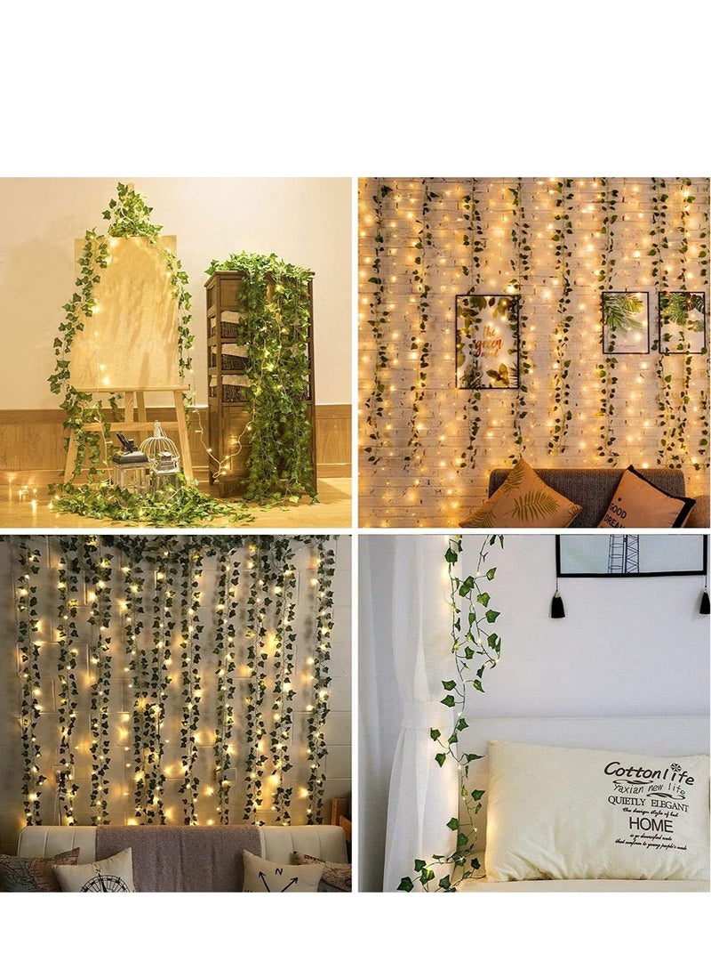 رولستيمي 12 حزمة وهمية اللبلاب جارلاند فاينز وهمية اللبلاب الاصطناعي - Image 5