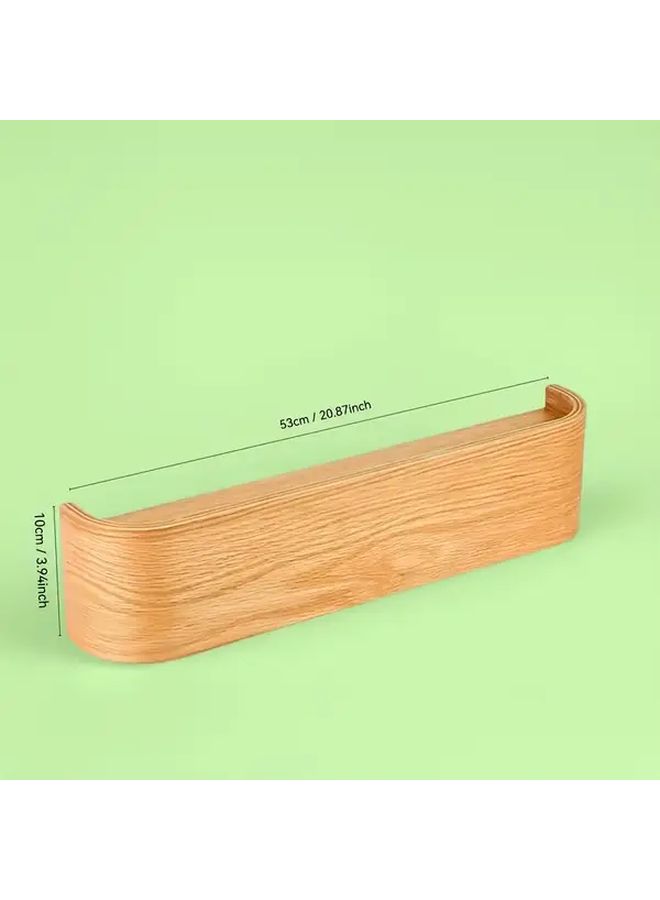 Modern Minimalist Wooden Wall Hook With Black Finish Sleek Invisible Design For Living Room Entryway Dining Room Bedroom Space Saving Storage Solution With Multiple Hooks For Keys Bags And Accessories Entryway Organizer Wooden Construction Wall Hooks For Home - Image 3