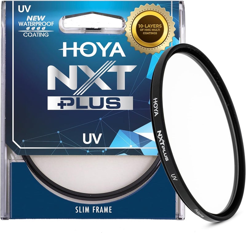 HOYA NXT Plus 67mm UV Filter — Schott B270 Clear Glass with 10-Layer HMC Multi-Coating for 98% Light Transmission, Waterproof Top-Coat, Aluminum Frame - Camera Lens Filter for Sharp, Clear Images - Image 1