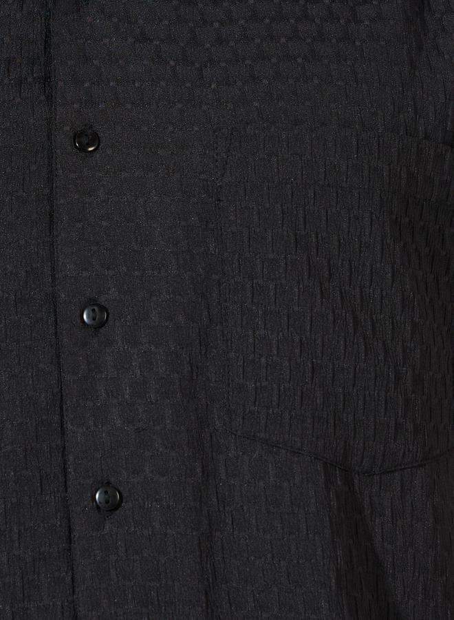 Styli Relaxed Fit Textured Woven Shirt and Shorts Co-Ords - Image 5