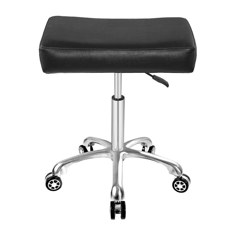 Antlu Antlu Adjustable Rolling Swivel Stool Chair for Massage Office Tattoo Kitchen Work Heavy Duty Hydraulic Stool with Wheels Black 