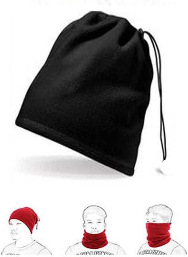 Liggo Polar Neck Warmer Beanie Thermal Polar Beanie Hat 