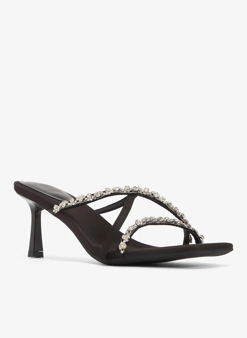 Ella Limited Edition Rhinestone Detail Kitten Heels