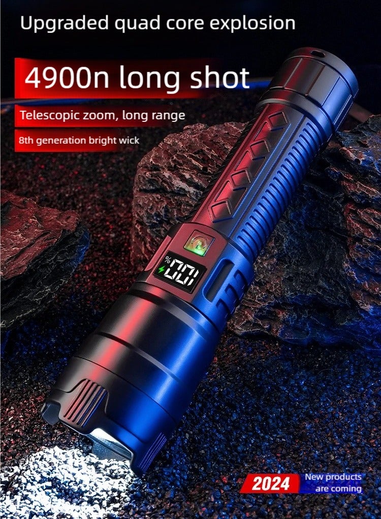 Rechargeable LED Flashlight with Li ion Battery  - Image 3