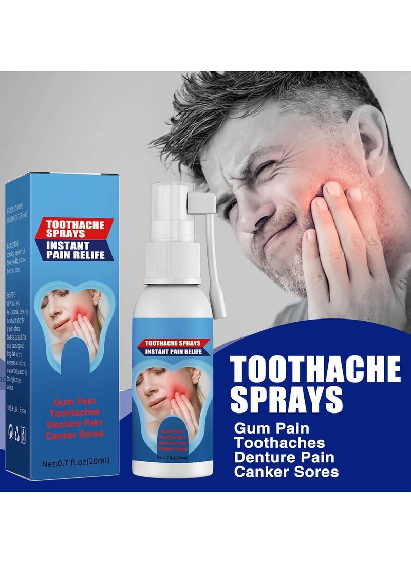 SOUTH MOON - Toothache Relieving Spray,Tooth Pain Relief,Instant Teeth Treatment Relief Toothache Sprays,Rapid Relief Dental Spray,Toothache Muscle Pain Sprays Remedies Teeth & Gums Spray,Oral Care Spray - Image 1
