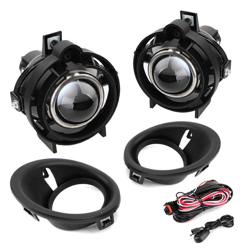 مصابيح ضباب A ABIGAIL بديلة لسيارة شيفروليه كامارو 2014 2015 14 15 LSLT 36L V6 مع لمبات هالوجين H1112V 55W ومفتاح ومجموعة أسلاك