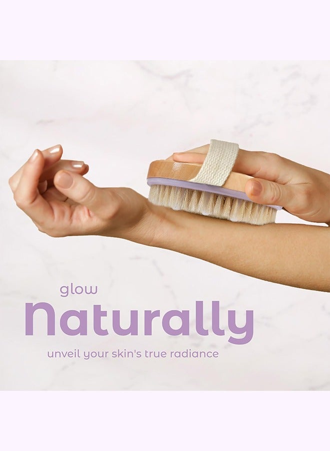 Bukela Dry Brushing Body Brush for Lymphatic Drainage, Dry Skin, Cellulite, Blood Circulation with Exfoliating Natural Bristles and Massage Nodes for Flawless Skin - Image 4