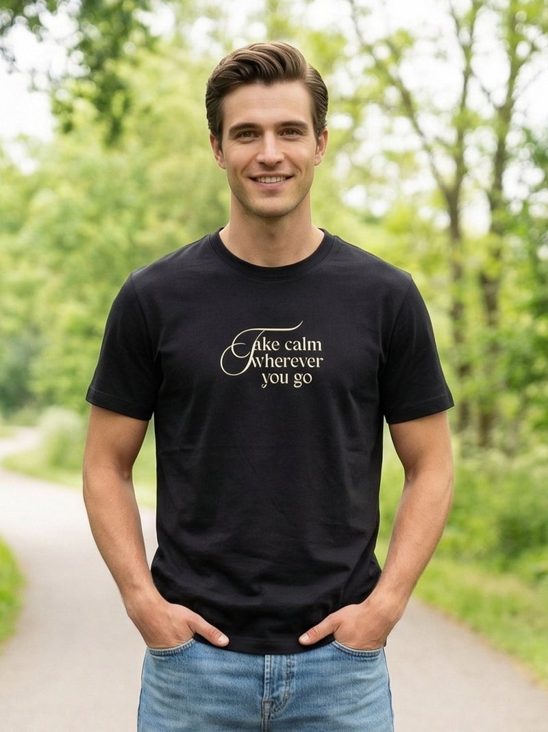 نوبيرو Nobero Regular Fit Printed T-shirt for Men - Image 5