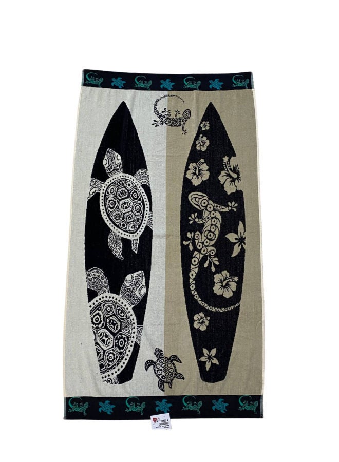 toãlla Toãlla beach towel,beige lizard  , cotton100%,86*160cm - Image 3