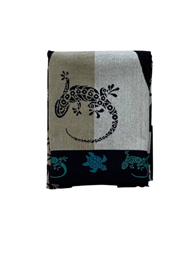 toãlla Toãlla beach towel,beige lizard  , cotton100%,86*160cm - Image 2