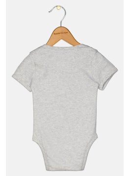Disney Toddlers Boy Short Sleeve Graphic Print Bodysuits, Grey  - Image 2