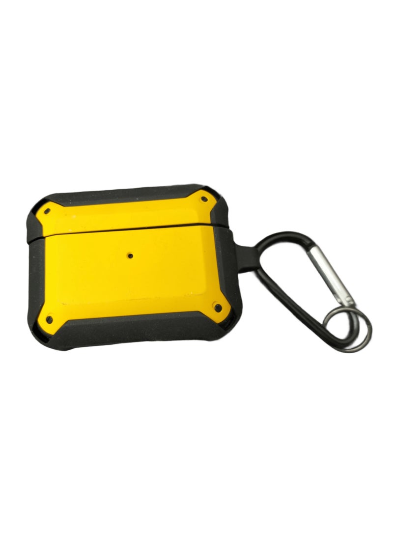 STOPTIME® Protective Case for AirPods Pro - Shockproof Design - Full Protection - Comfortable & Lightweight-YELLOW - Image 5