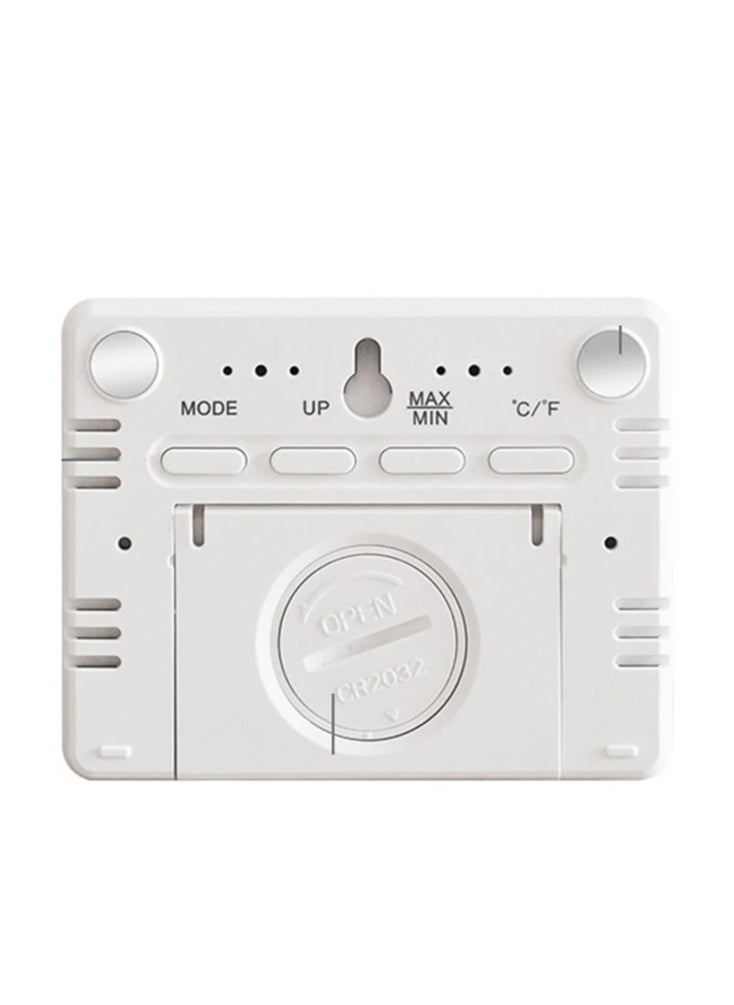 Digital Alarm Clock, with Temperature Humidity Screen Sensory Wall Multifunctional, Ultra Thin Electronic Clock